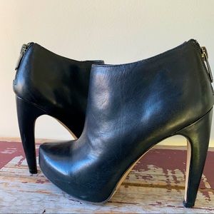 Sam Edelman black leather heeled booties, 5